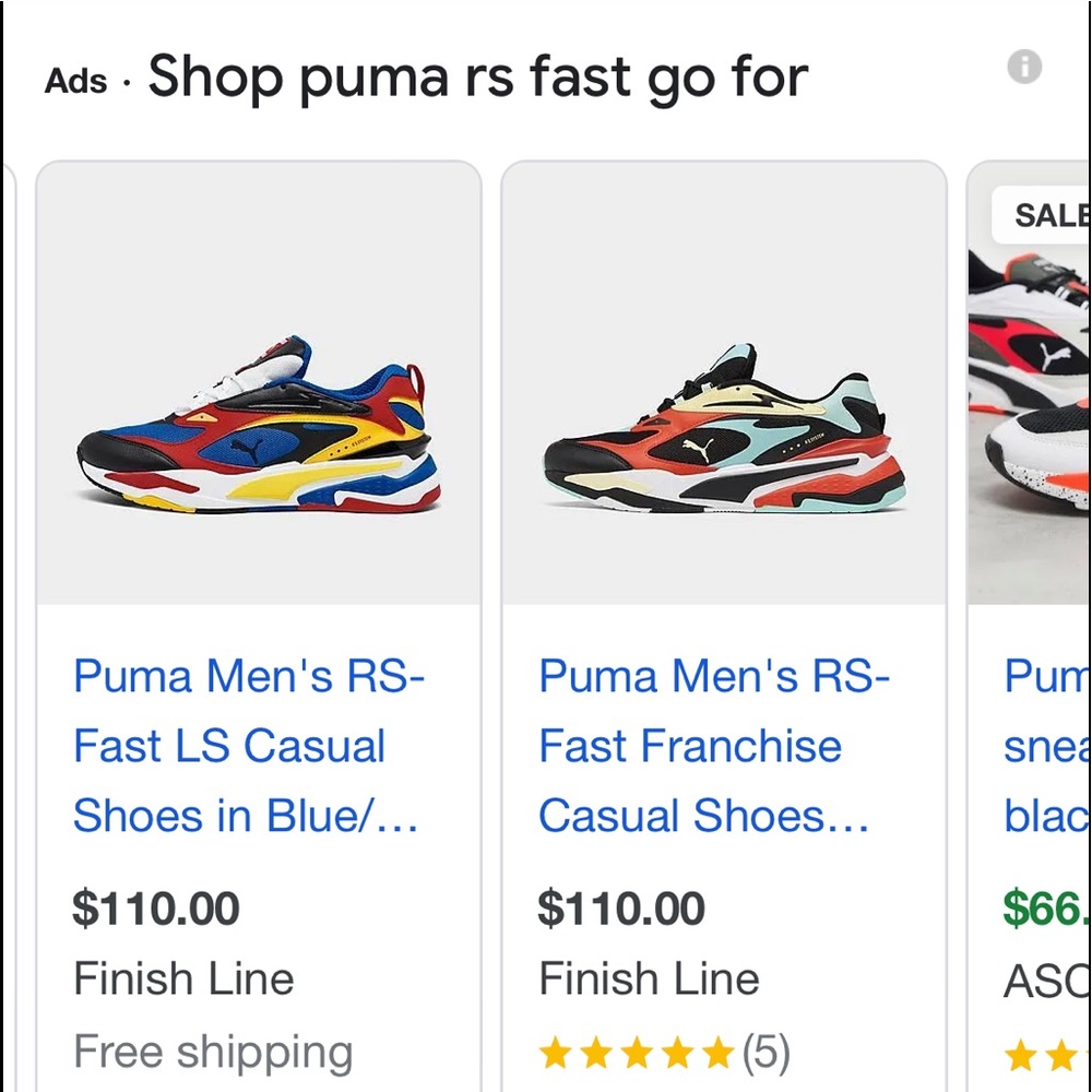 NWT PUMA Faster & fresher than any of our RS kicks yet. The PUMA RS-Fast Go For. - Picture 14 of 14